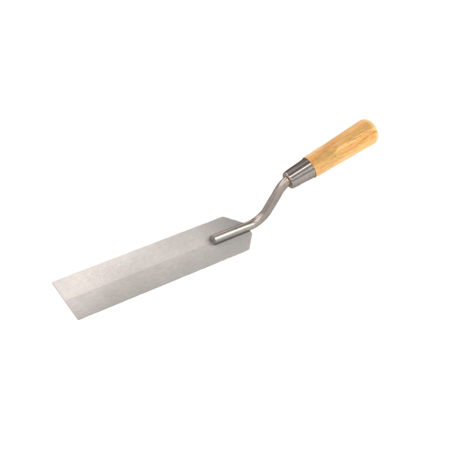 Bon Tool Margin Trowel, Stainless Steel 7" X 1 1/2" Wood Handle 13-307